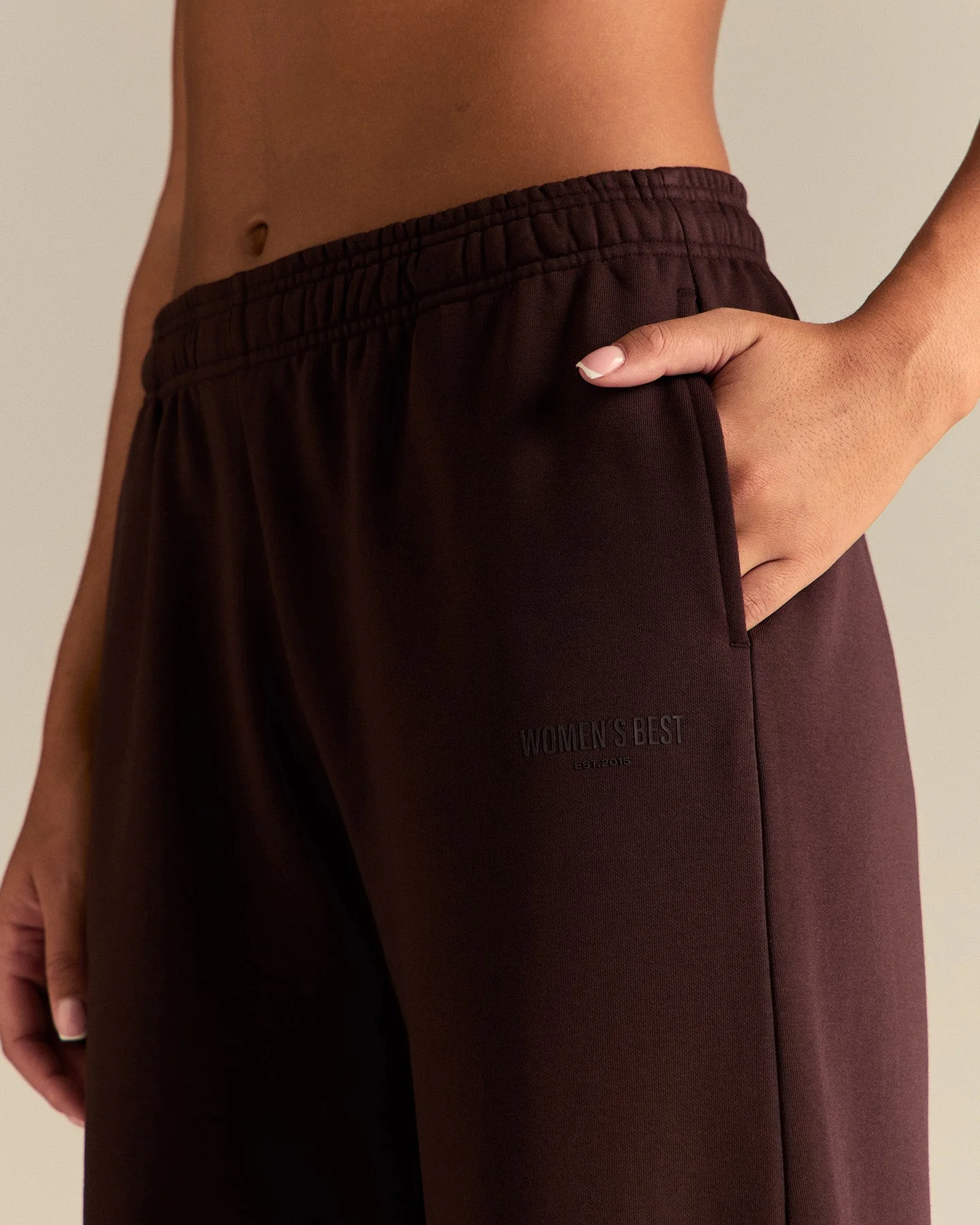Comfort Cozy Straight Leg Joggers | Cafe Noir - Image 7