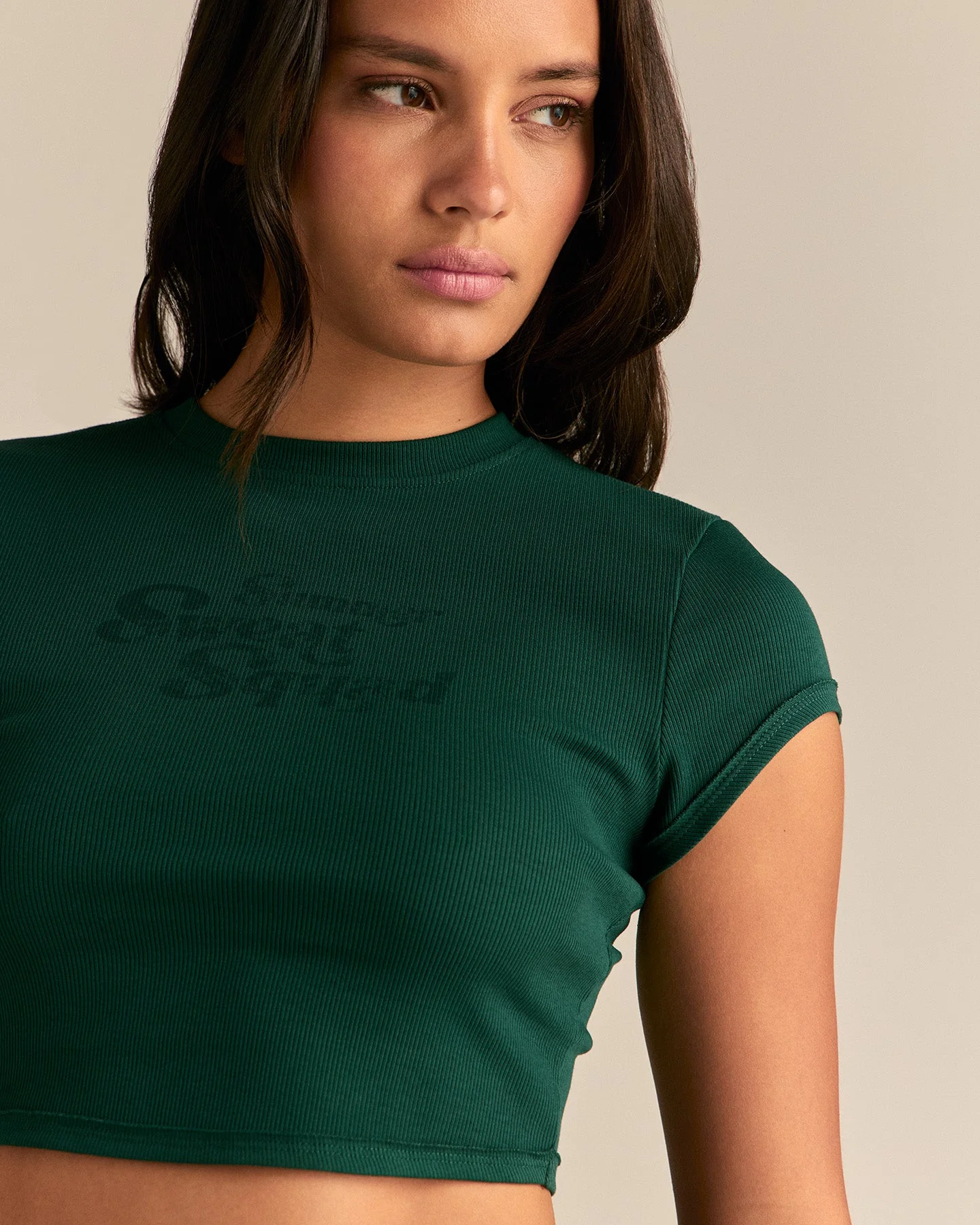 Comfort Graphic Ribbed Baby T-Shirt | Emerald - Image 8