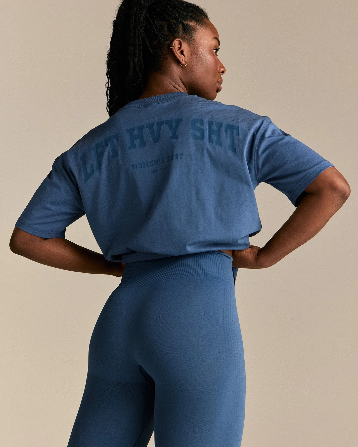 Comfort LFT HVY SHT Oversized T-Shirt | Blueberry
