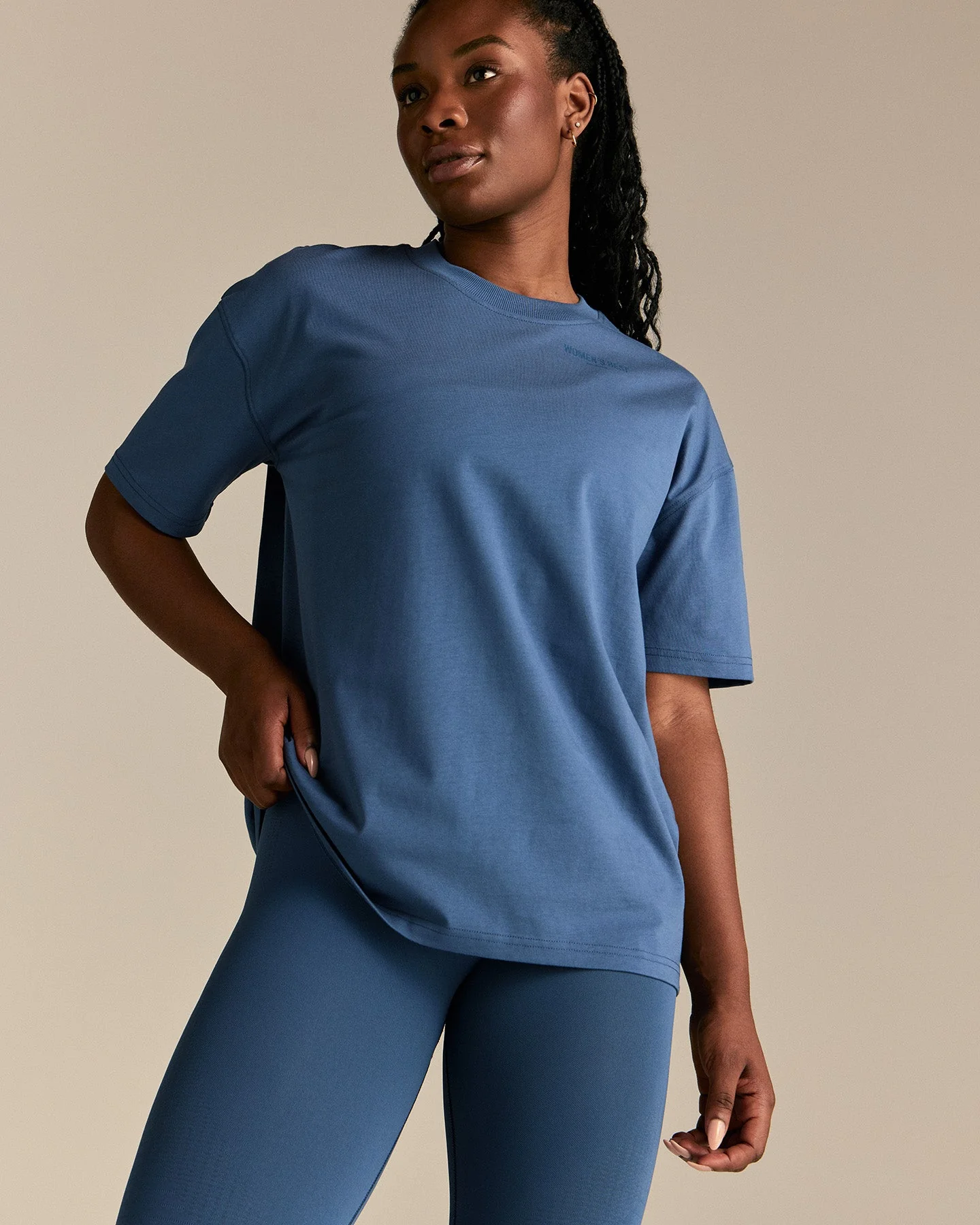 Comfort LFT HVY SHT Oversized T-Shirt | Blueberry - Image 8