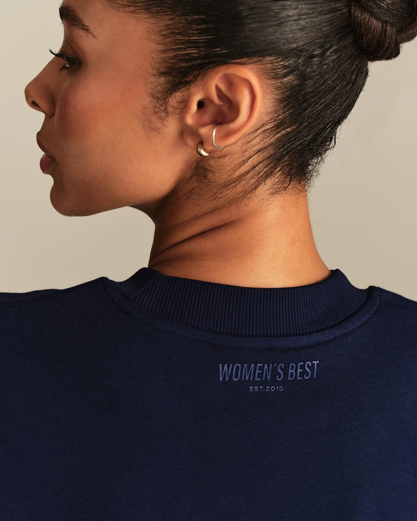 Comfort Lightweight Cropped Sweat | Sapphire Blue - Image 7