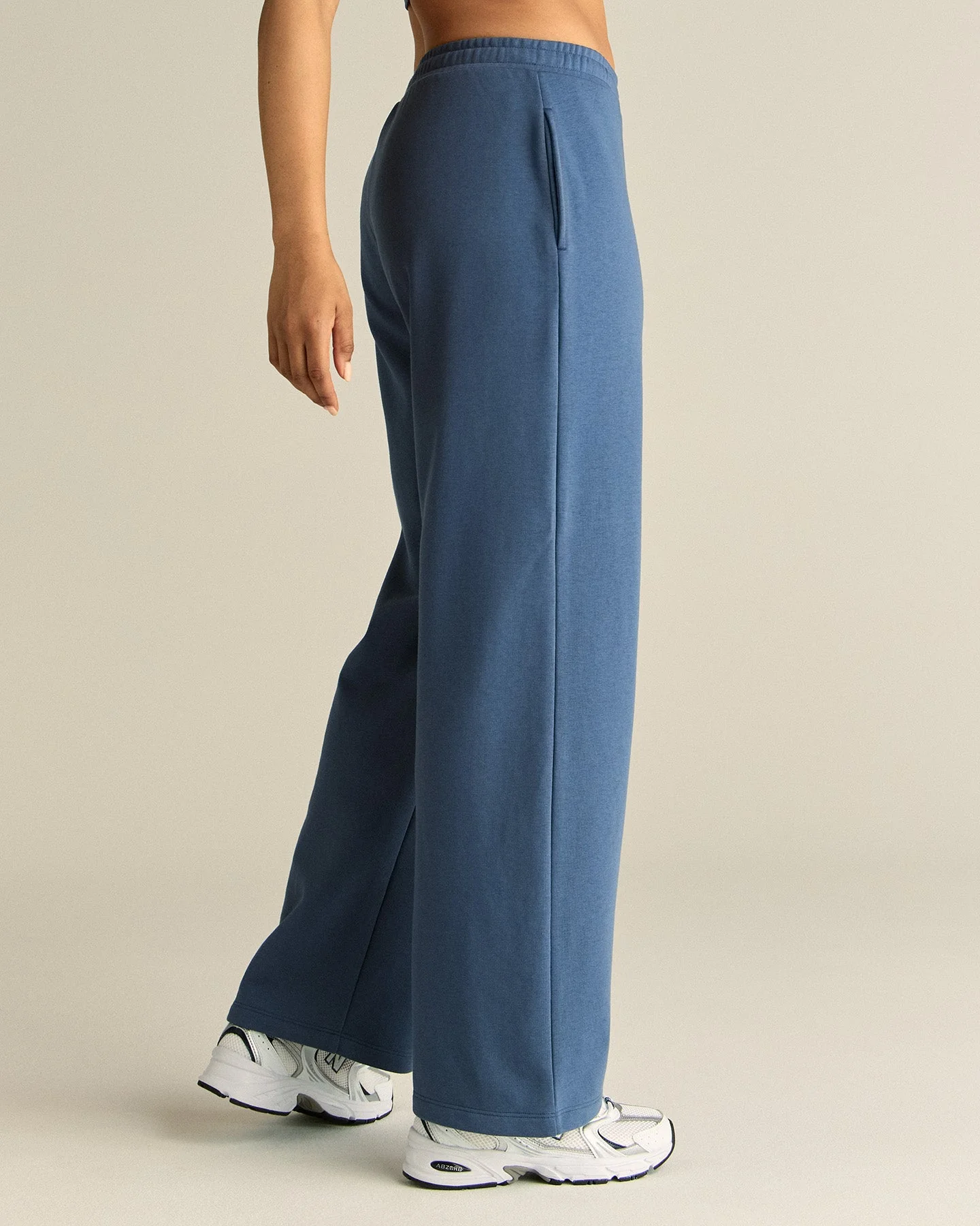 Comfort Lightweight Straight Leg Joggers | Blueberry - Image 8