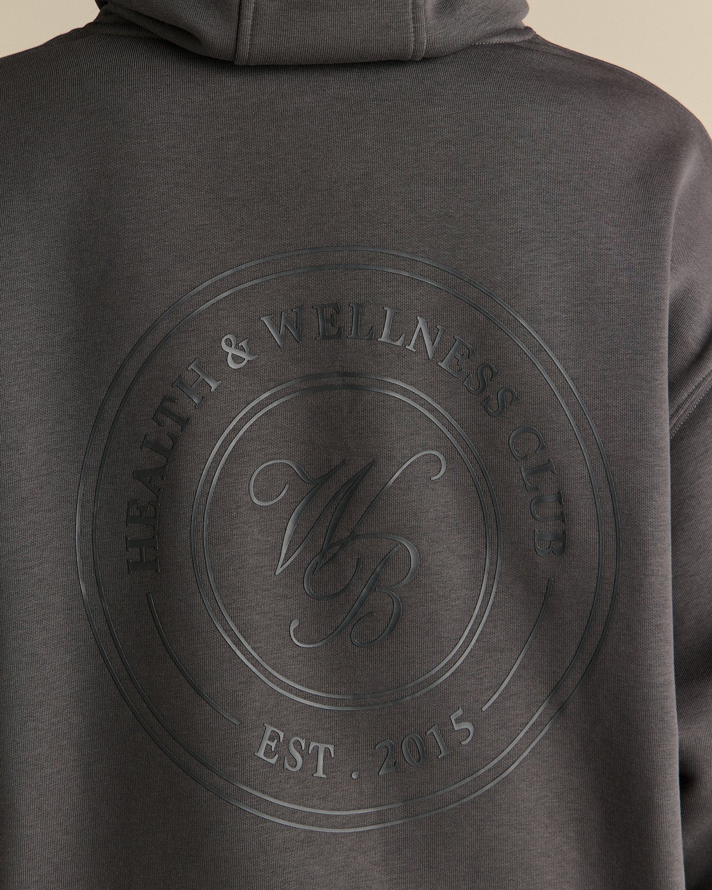 Comfort Oversized Health Club Graphic Hoodie | Graphite - Image 6