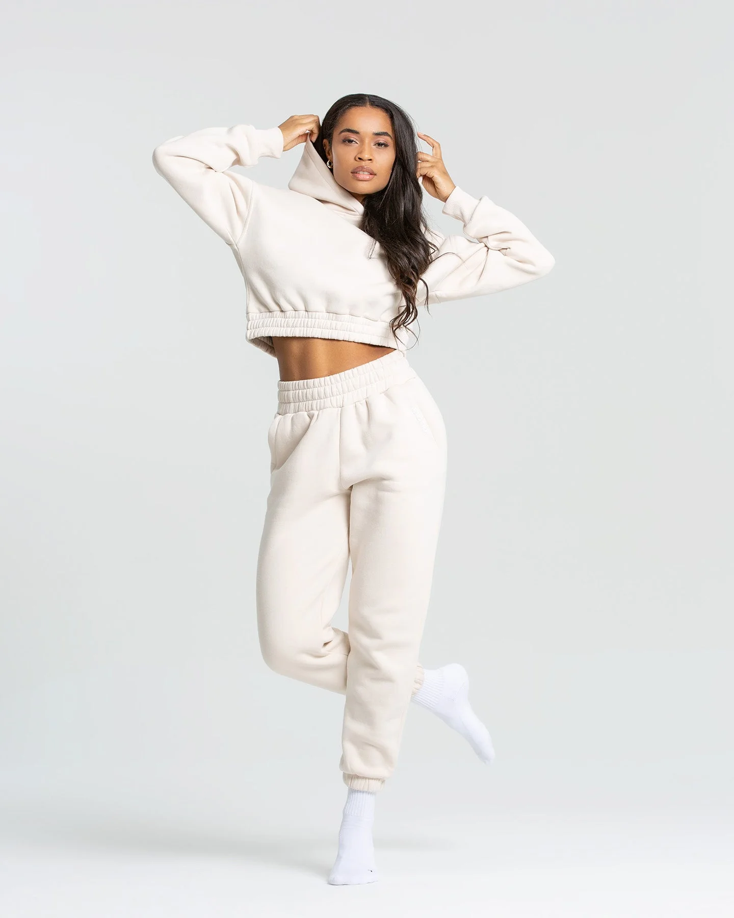 Comfort Oversized Joggers | Sand - Image 2