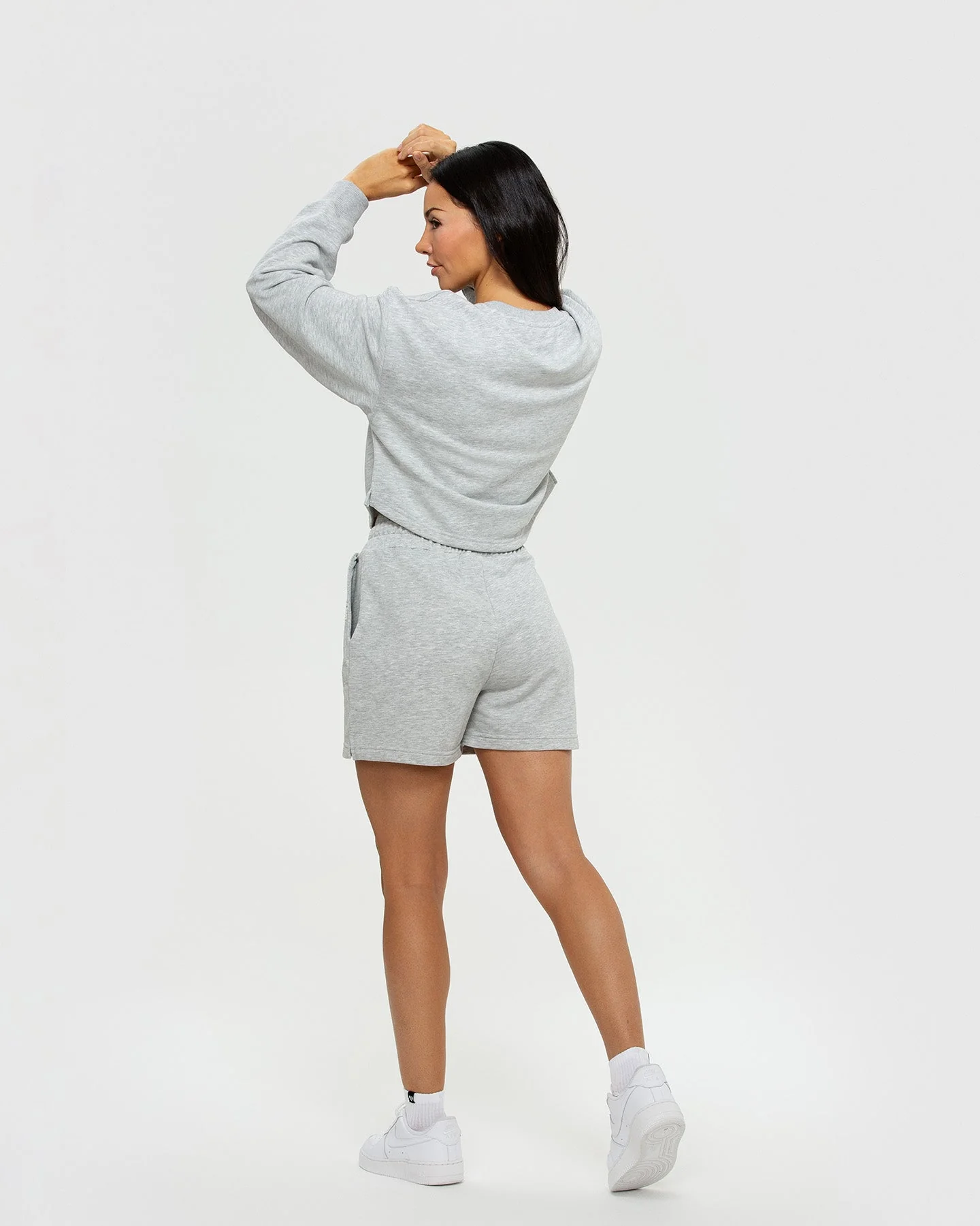 Comfort Shorts | Silver Grey Marl - Image 2