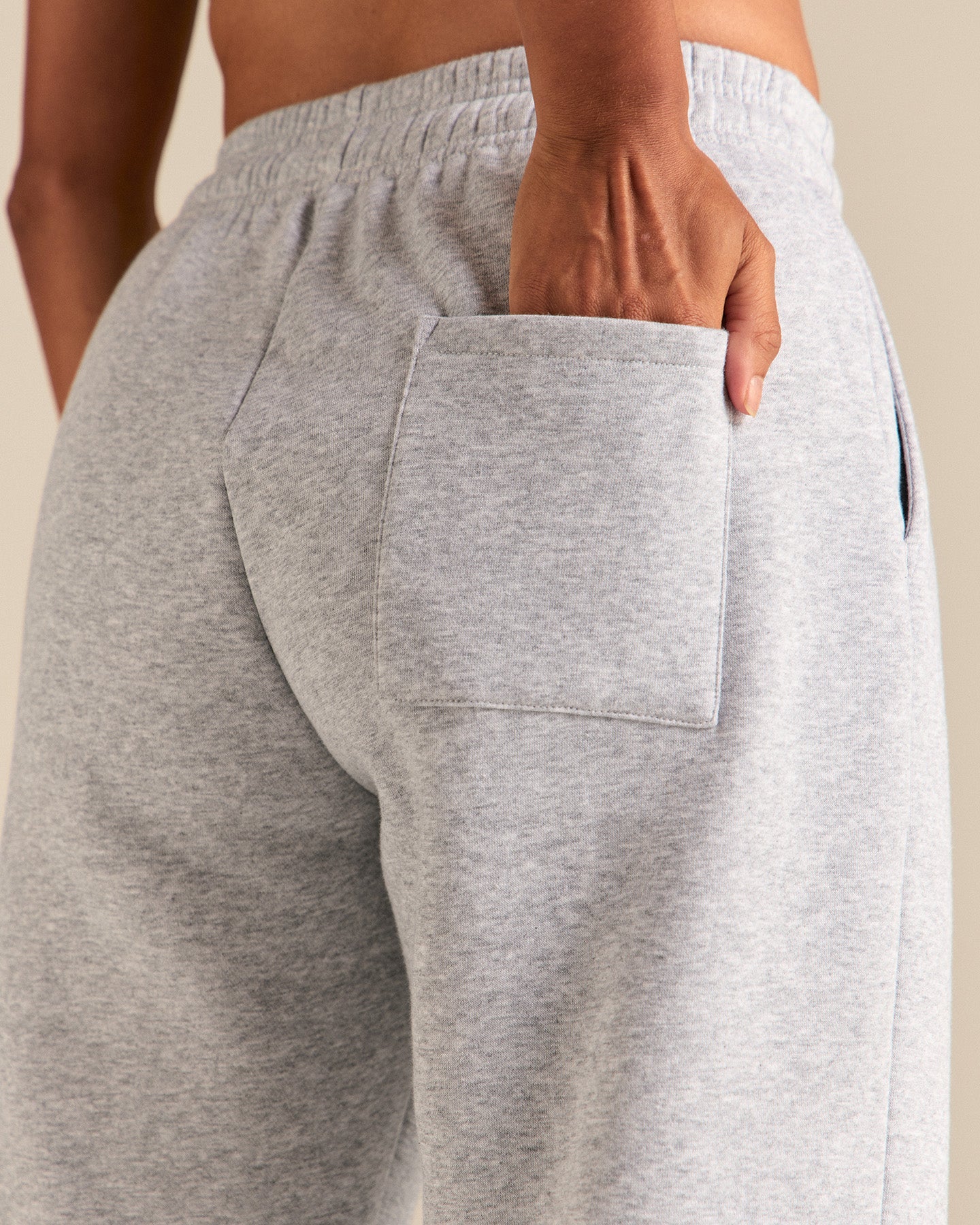 Comfort Sports Club Joggers | Silver Grey Marl - Image 7
