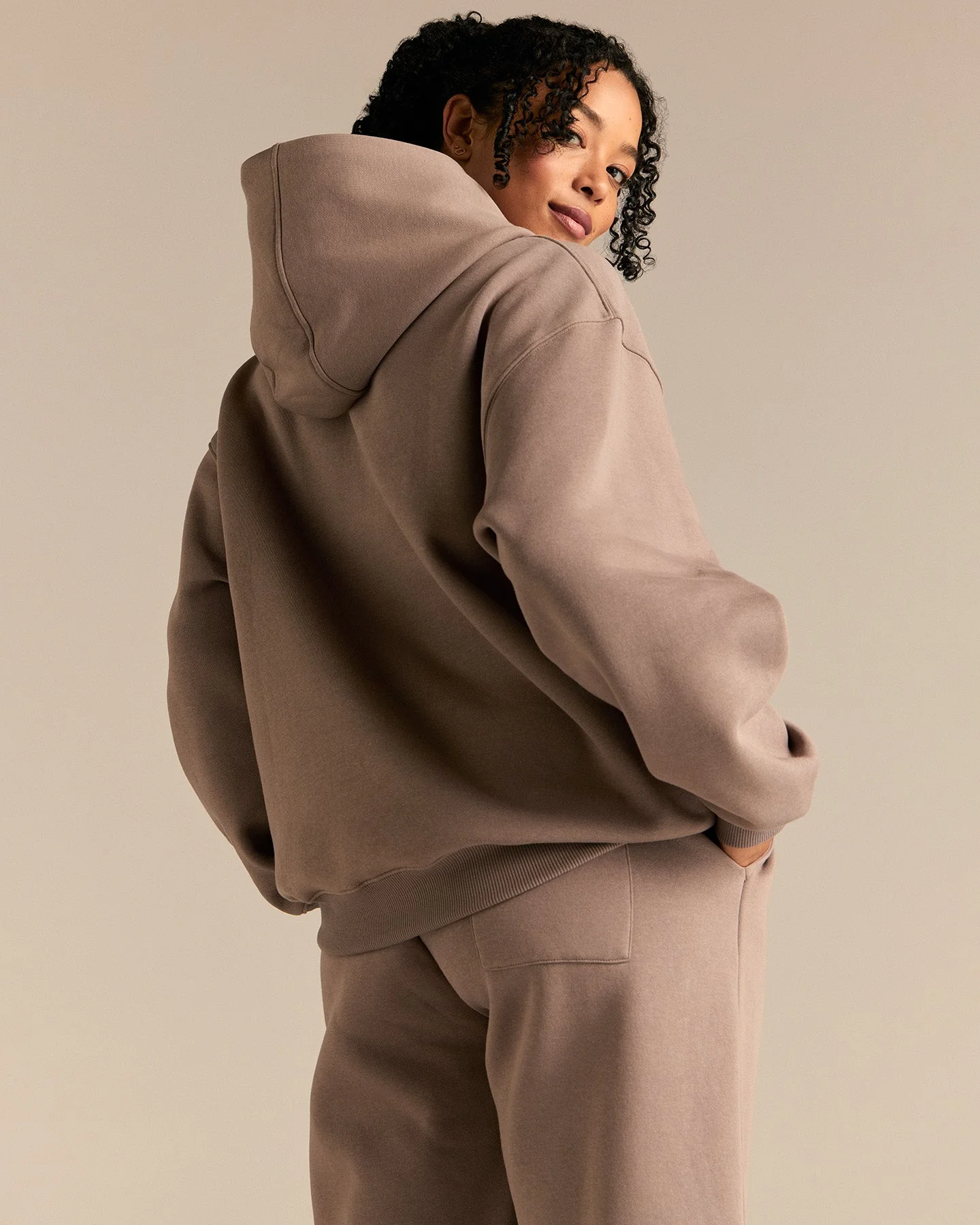 Comfort Sports Club Joggers | Taupe Grey - Image 6