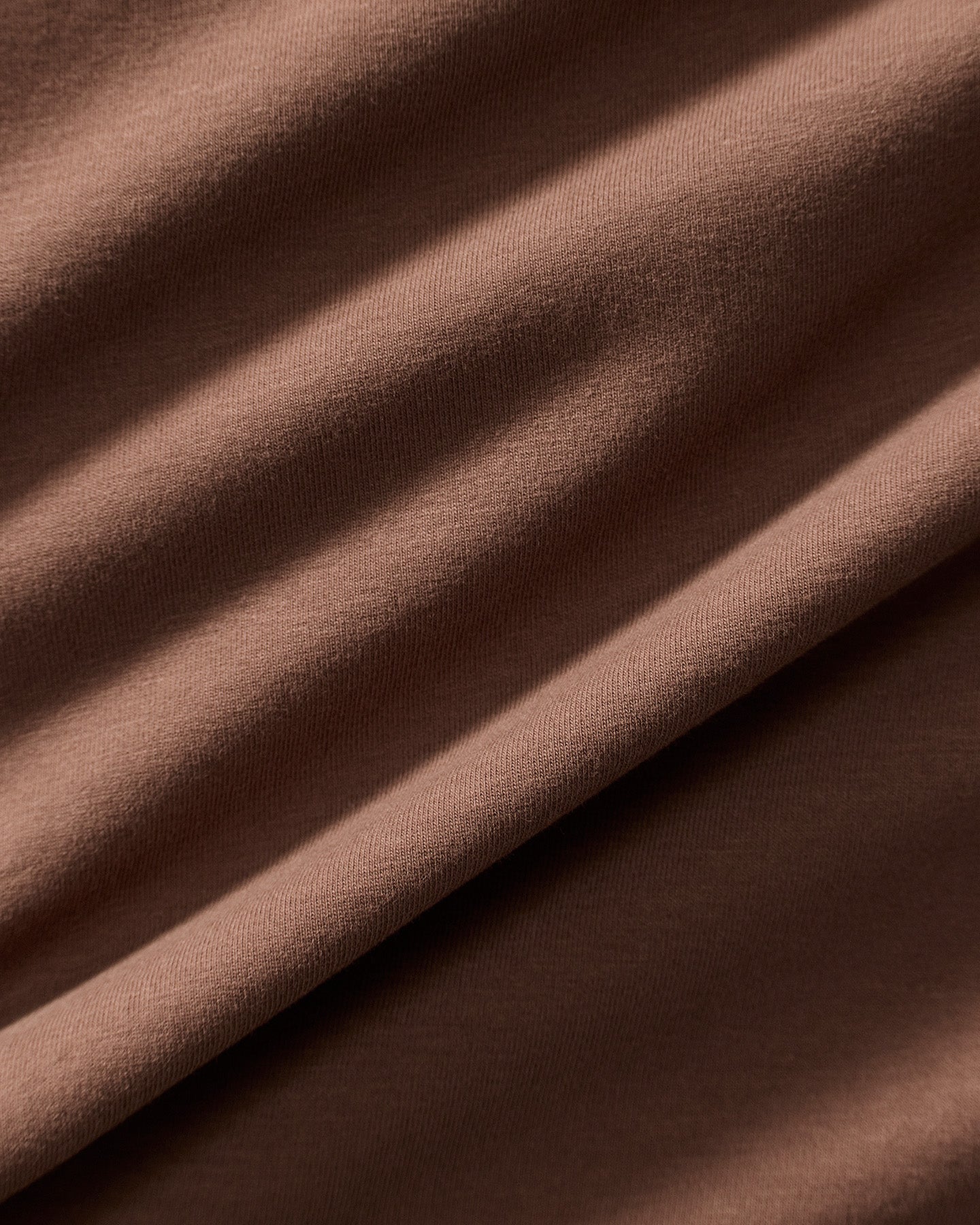 Cotton Contour Short Sleeve T-Shirt | Mocha - Image 5