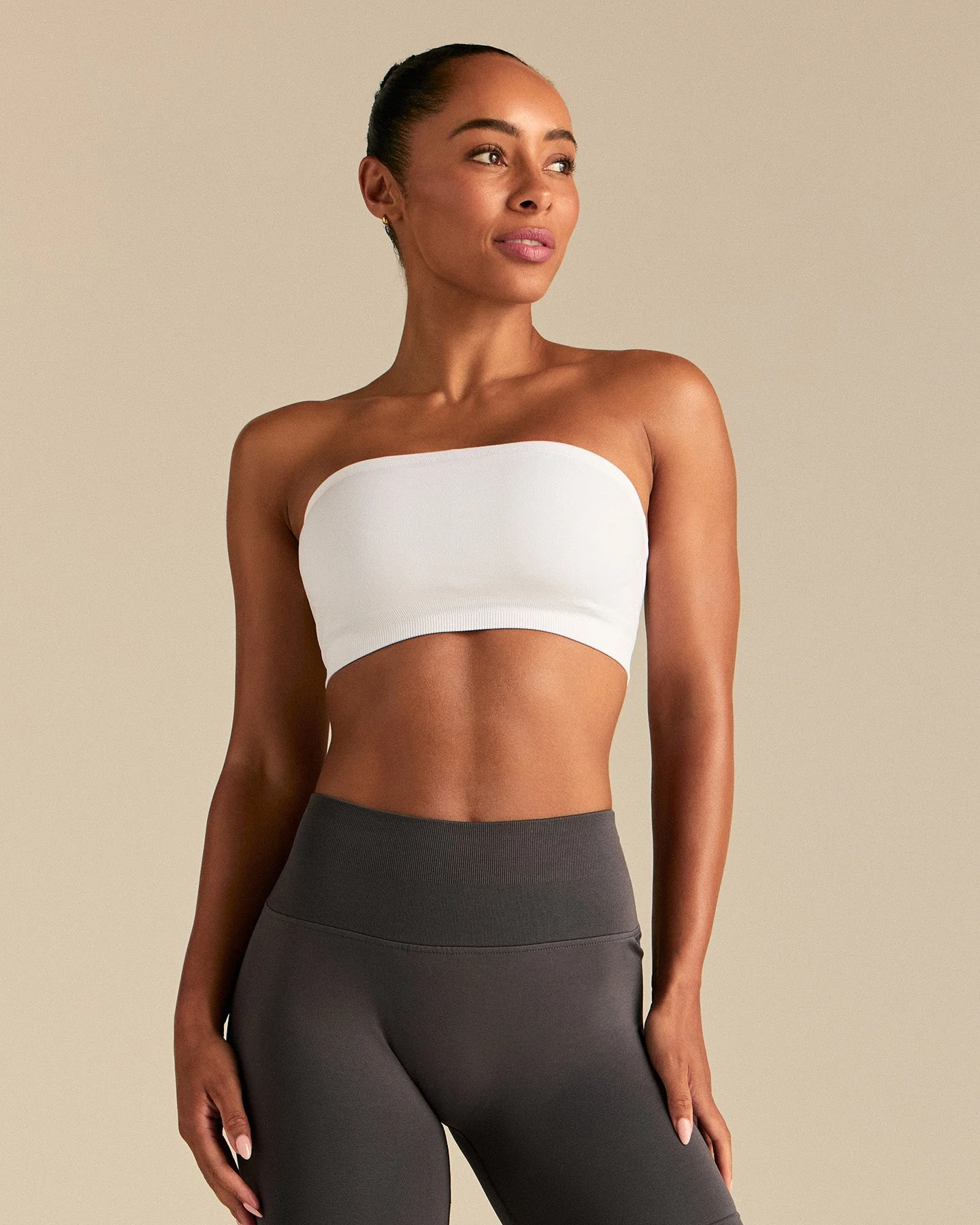 Define 2.0 Seamless Bandeau Bra | White