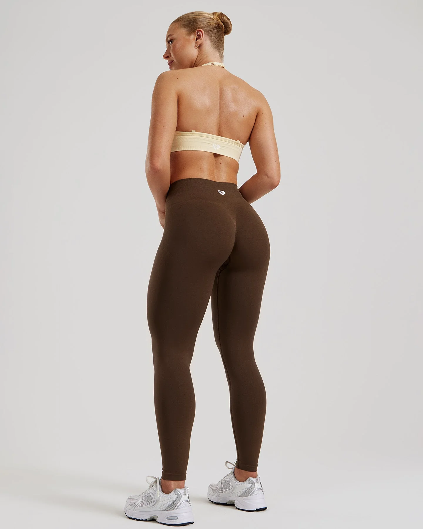 Define 2.0 Seamless Halter Neck Bra | Vanilla - Image 5