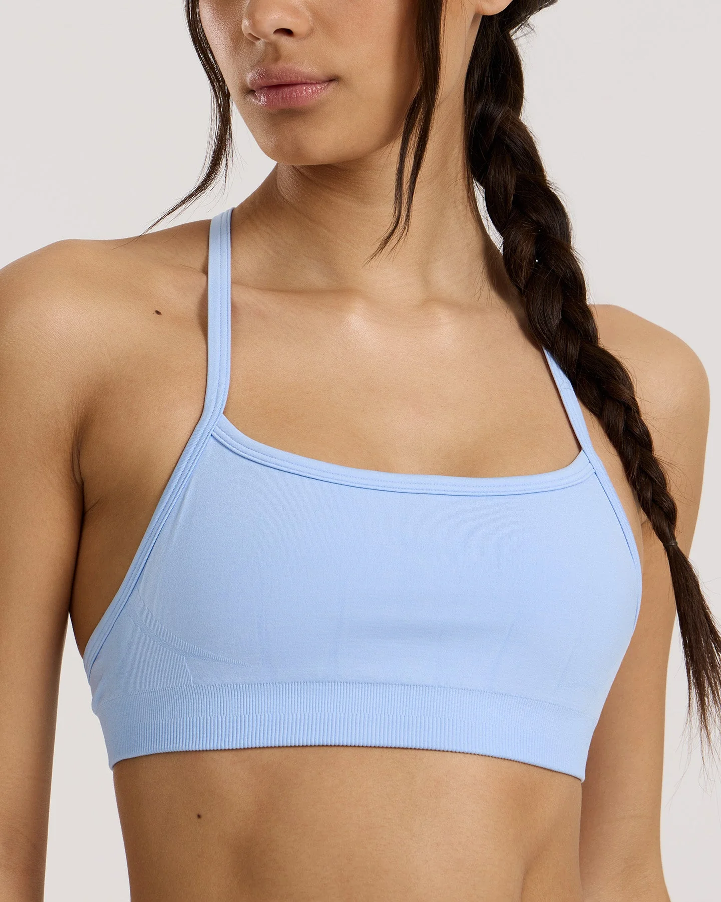 Define 2.0 Seamless Racer Back Bra | Airy Blue - Image 3
