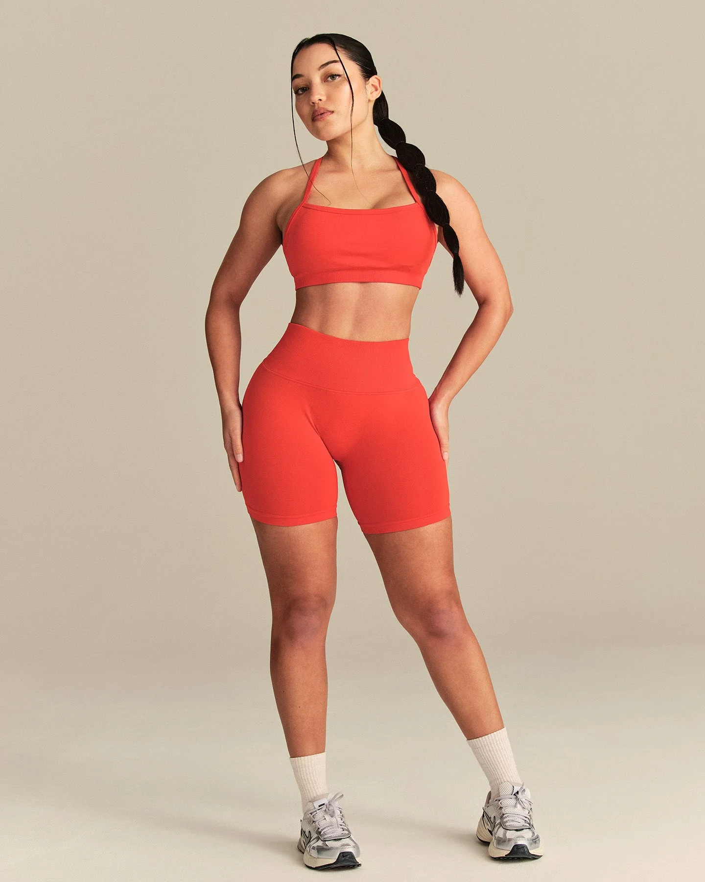 Define 2.0 Seamless Racer Back Bra | Lava Red - Image 3