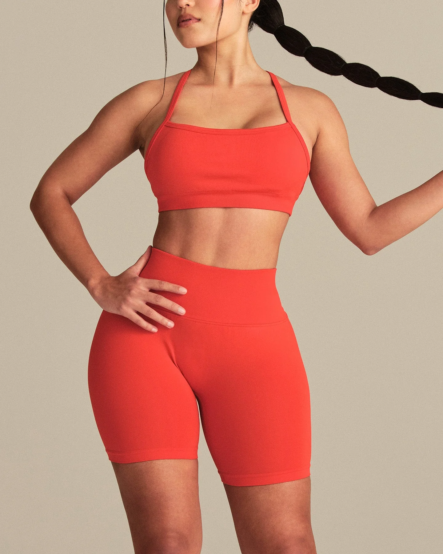 Define 2.0 Seamless Racer Back Bra | Lava Red - Image 8