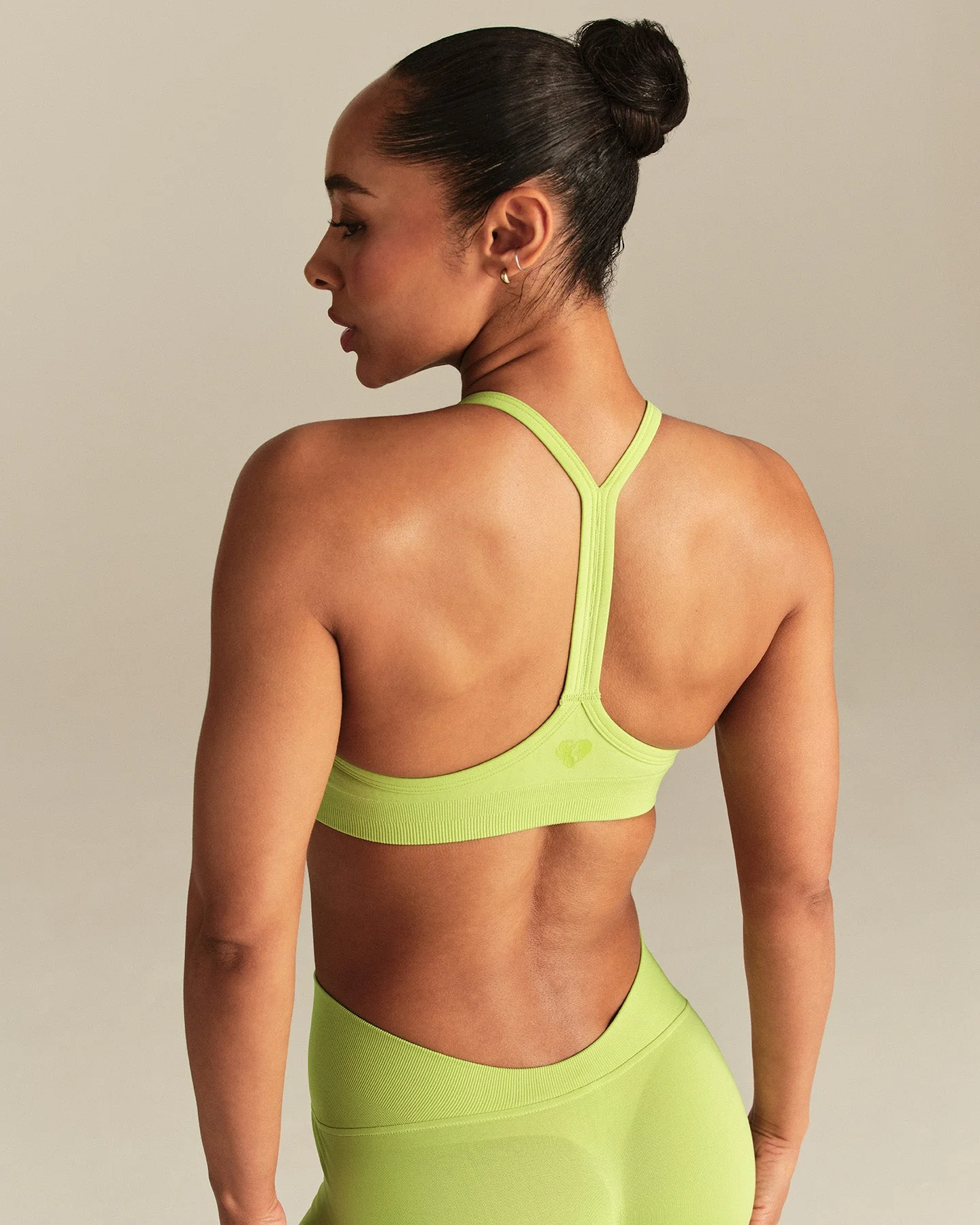 Define 2.0 Seamless Racer Back Bra | Lime Punch - Image 4