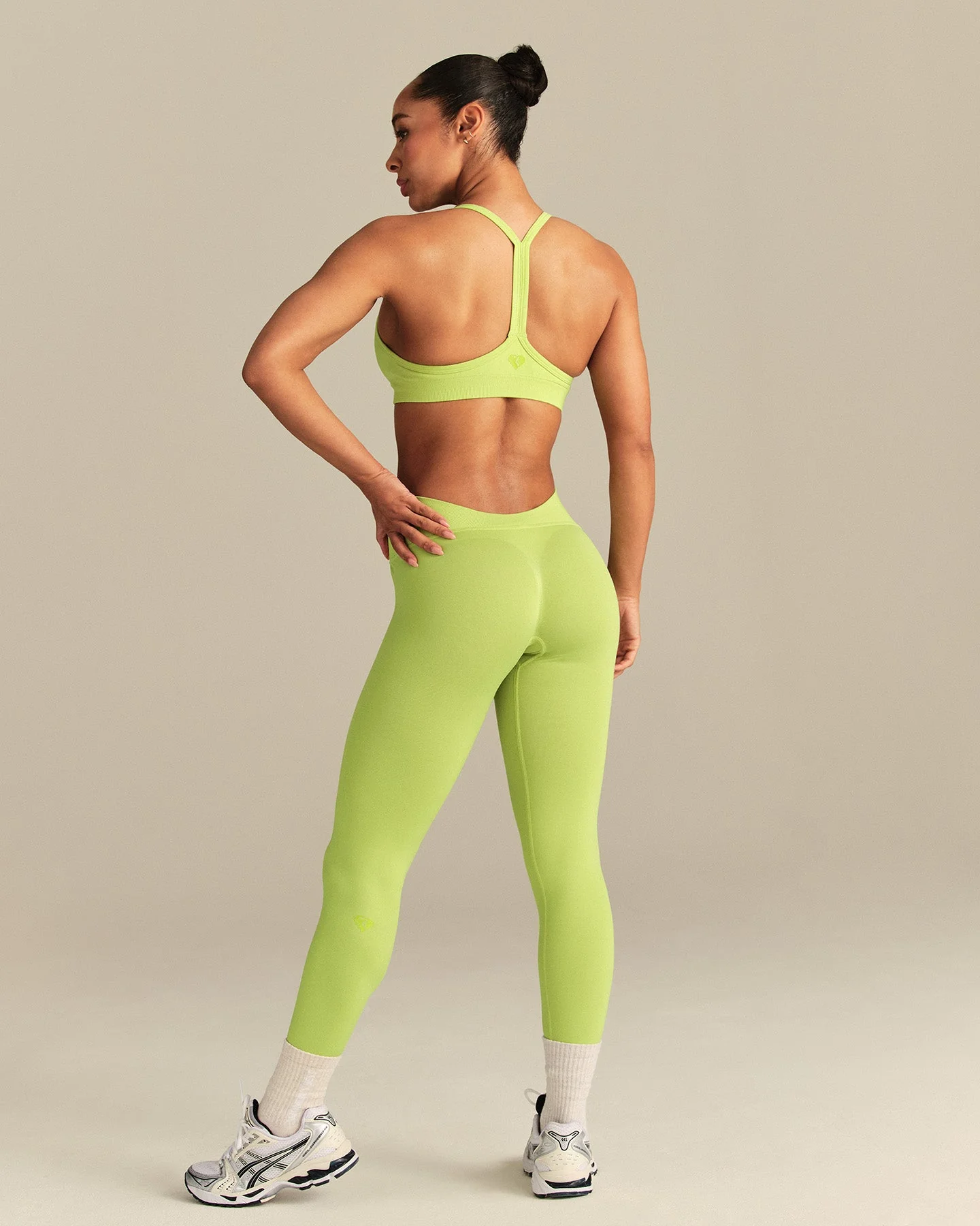 Define 2.0 Seamless Racer Back Bra | Lime Punch - Image 8