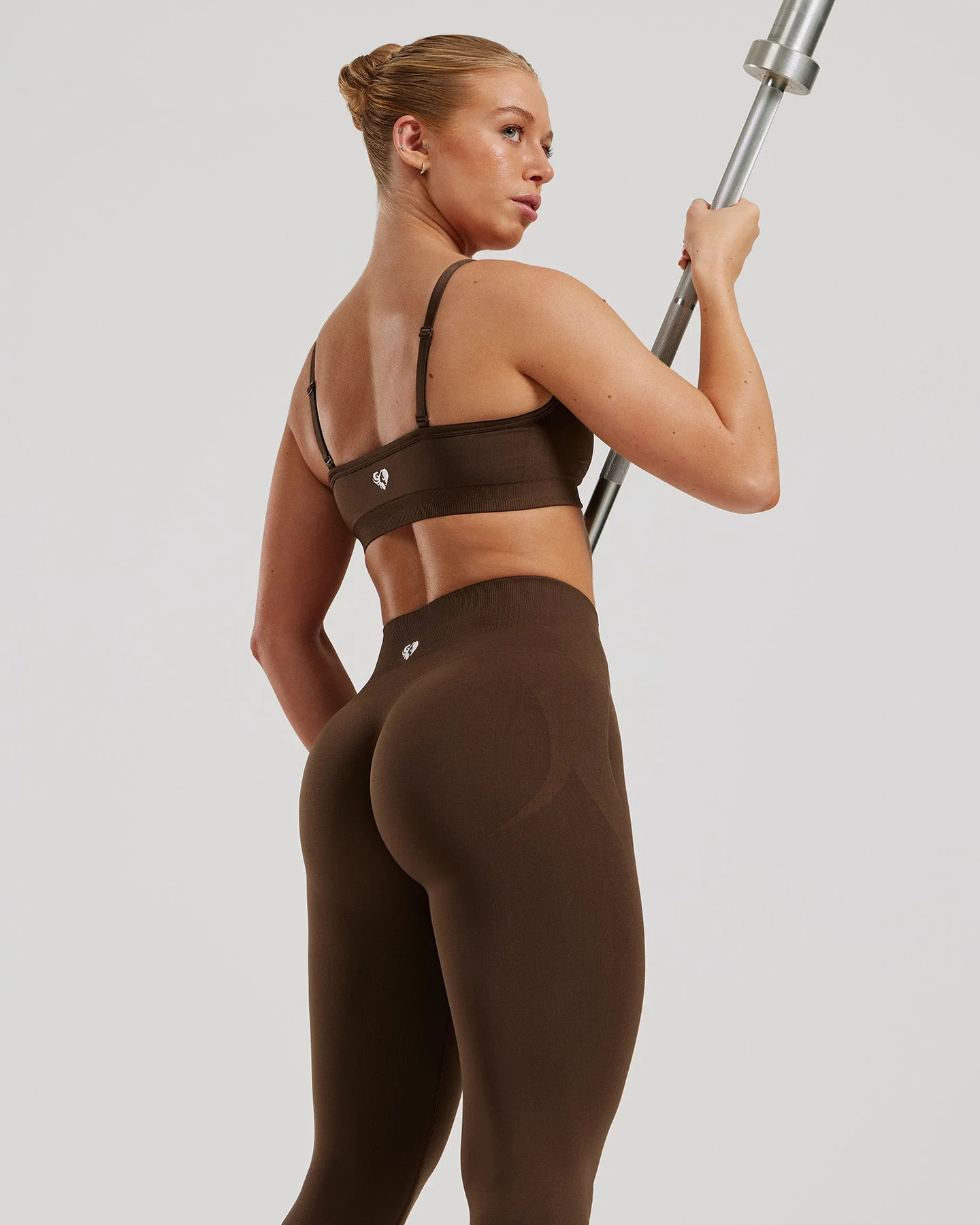 Define 2.0 Seamless Scrunch Bralette | Cocoa - Image 2