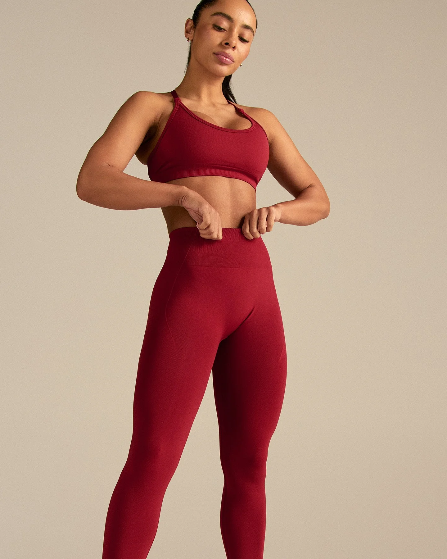 Define 2.0 Seamless Scrunch Leggings | True Red - Image 7