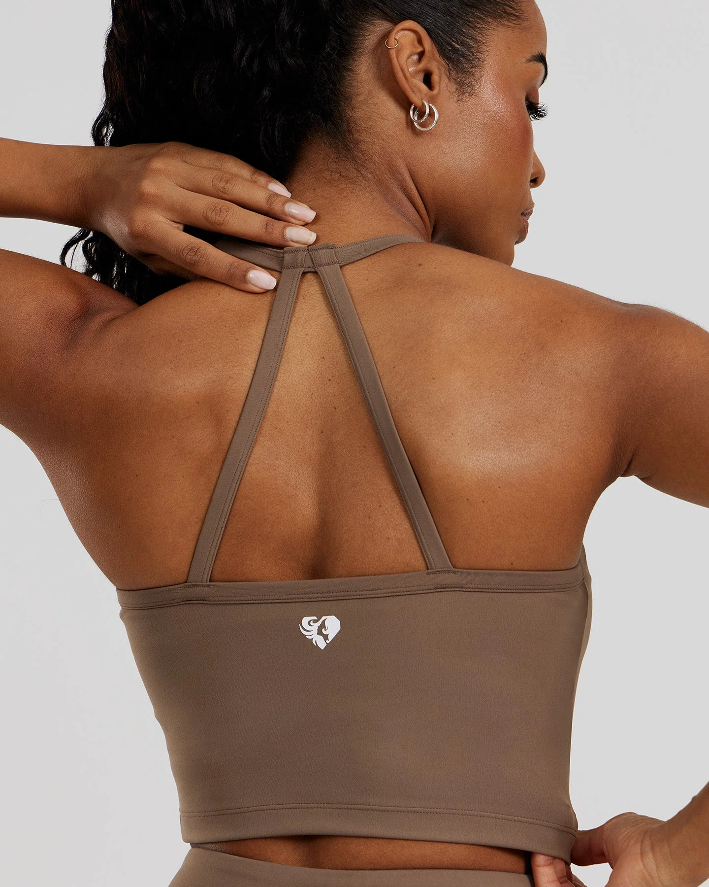Essential Built-In Bra Crop Tank Top | Caribou - Image 3