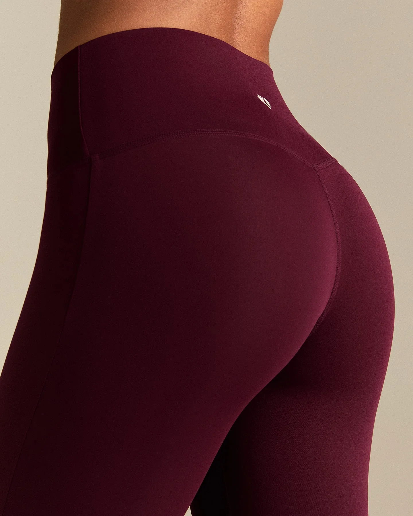 Essential Flared Leggings | Merlot - Image 2