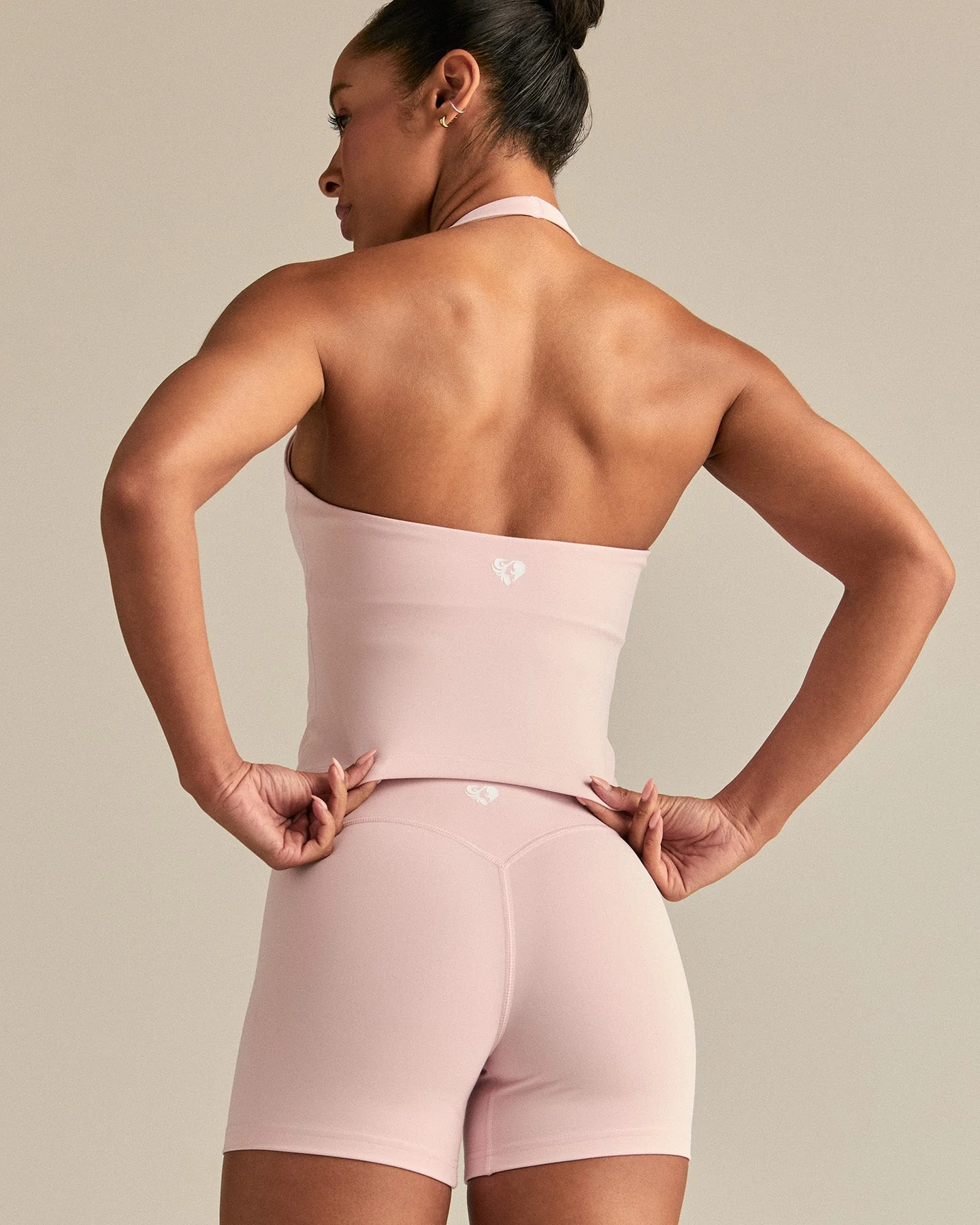 Essential Halter Tank | Ballet Pink - Image 2