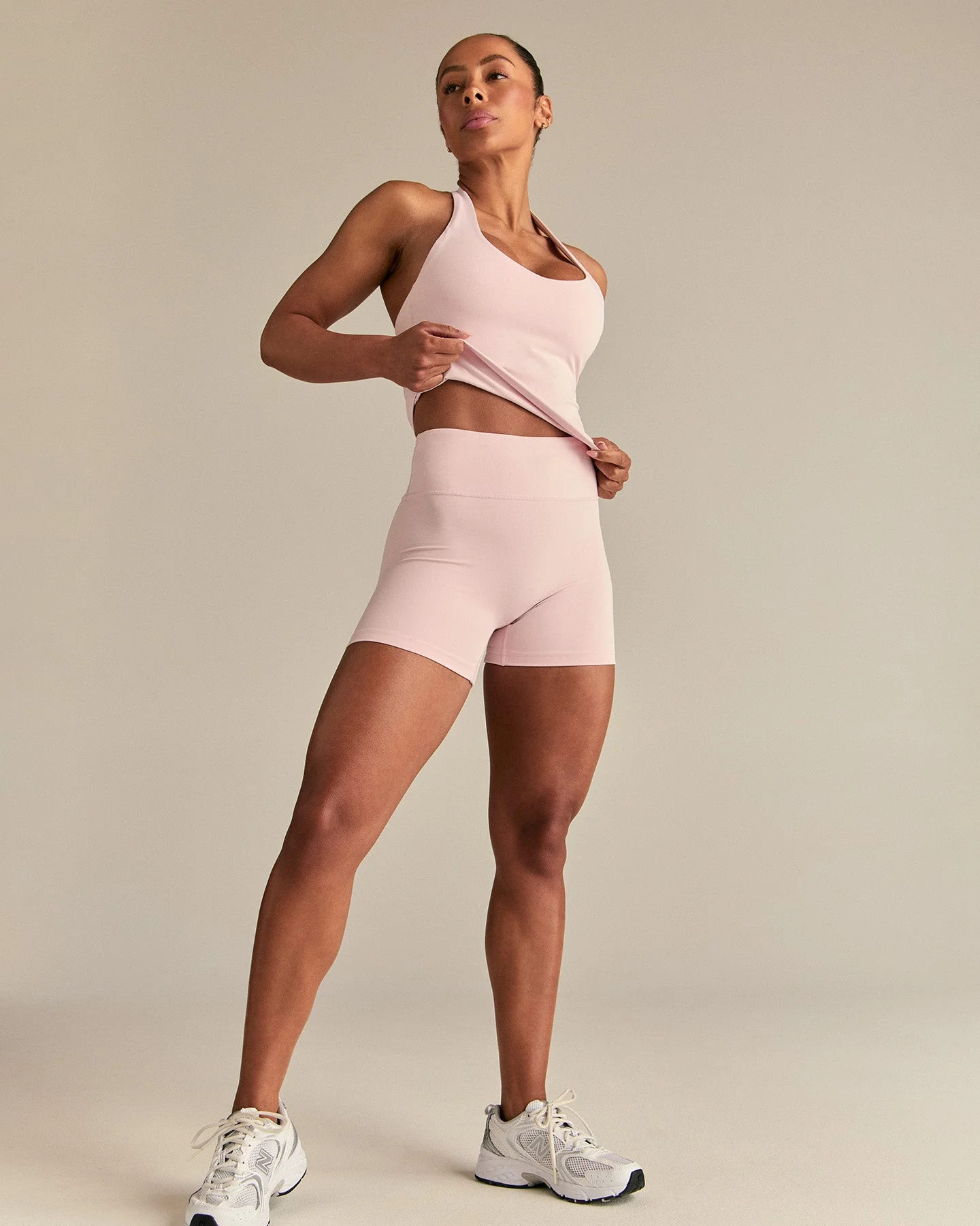 Essential Halter Tank | Ballet Pink - Image 6