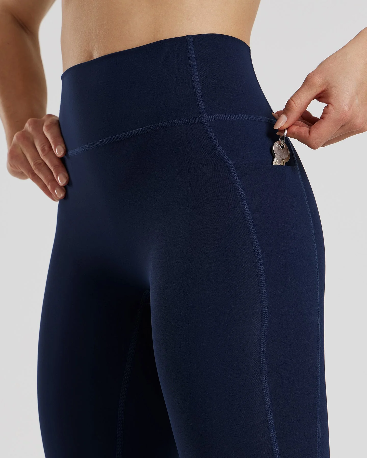 Essential Leggings with Pockets | Sapphire Blue - Image 3