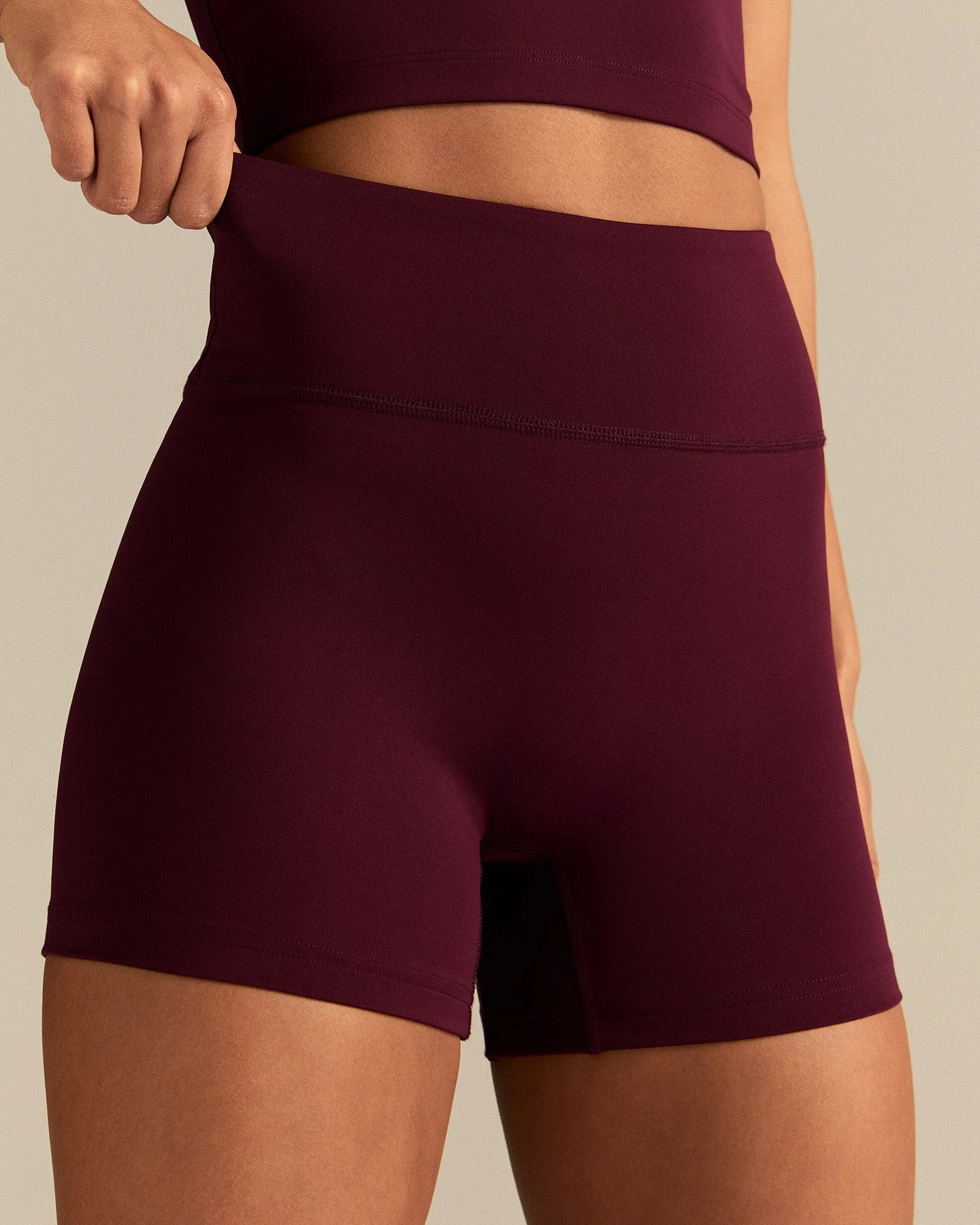 Essential Shorts | Merlot - Image 6