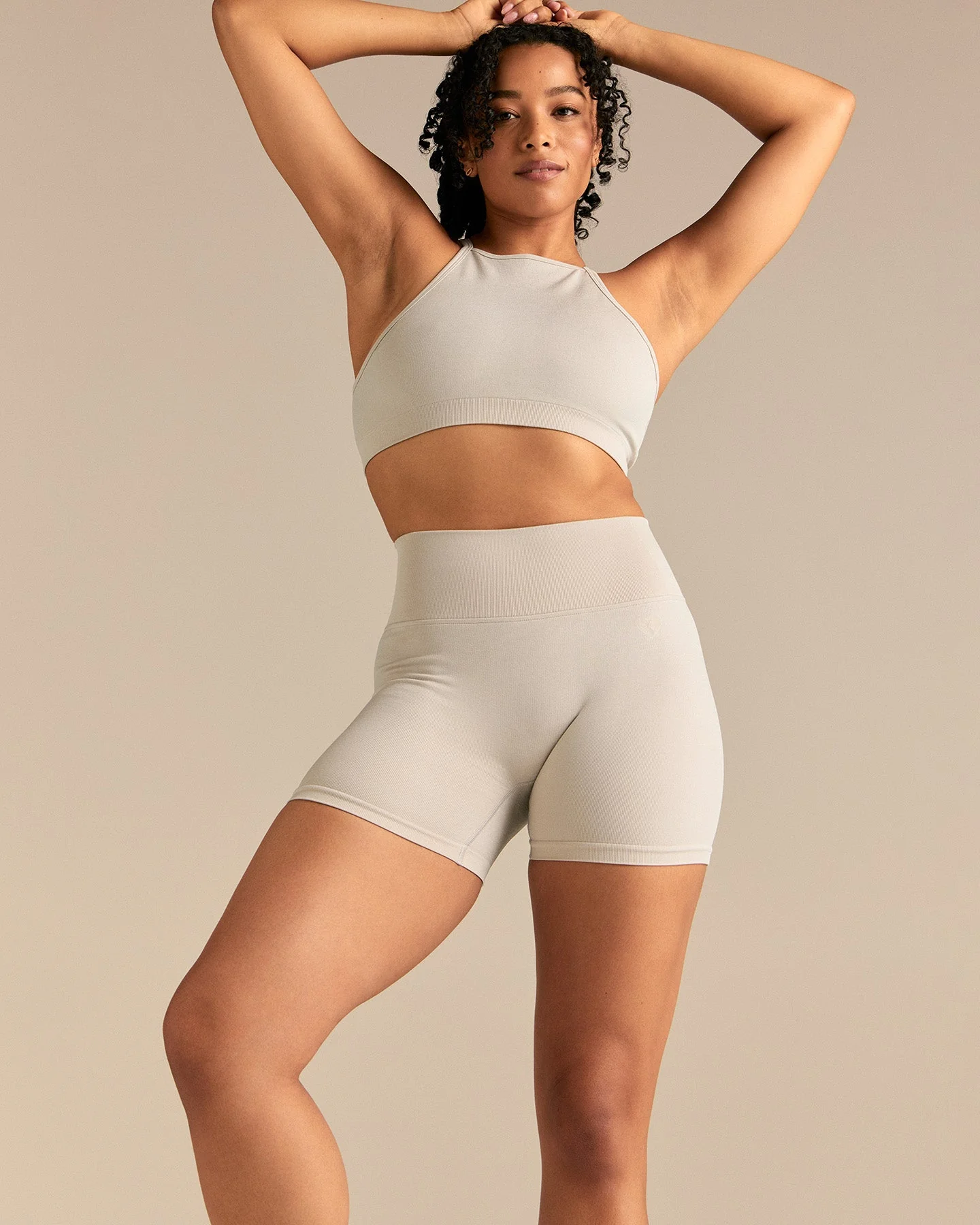Motion Seamless Racer Front Bra | Stone - Image 6