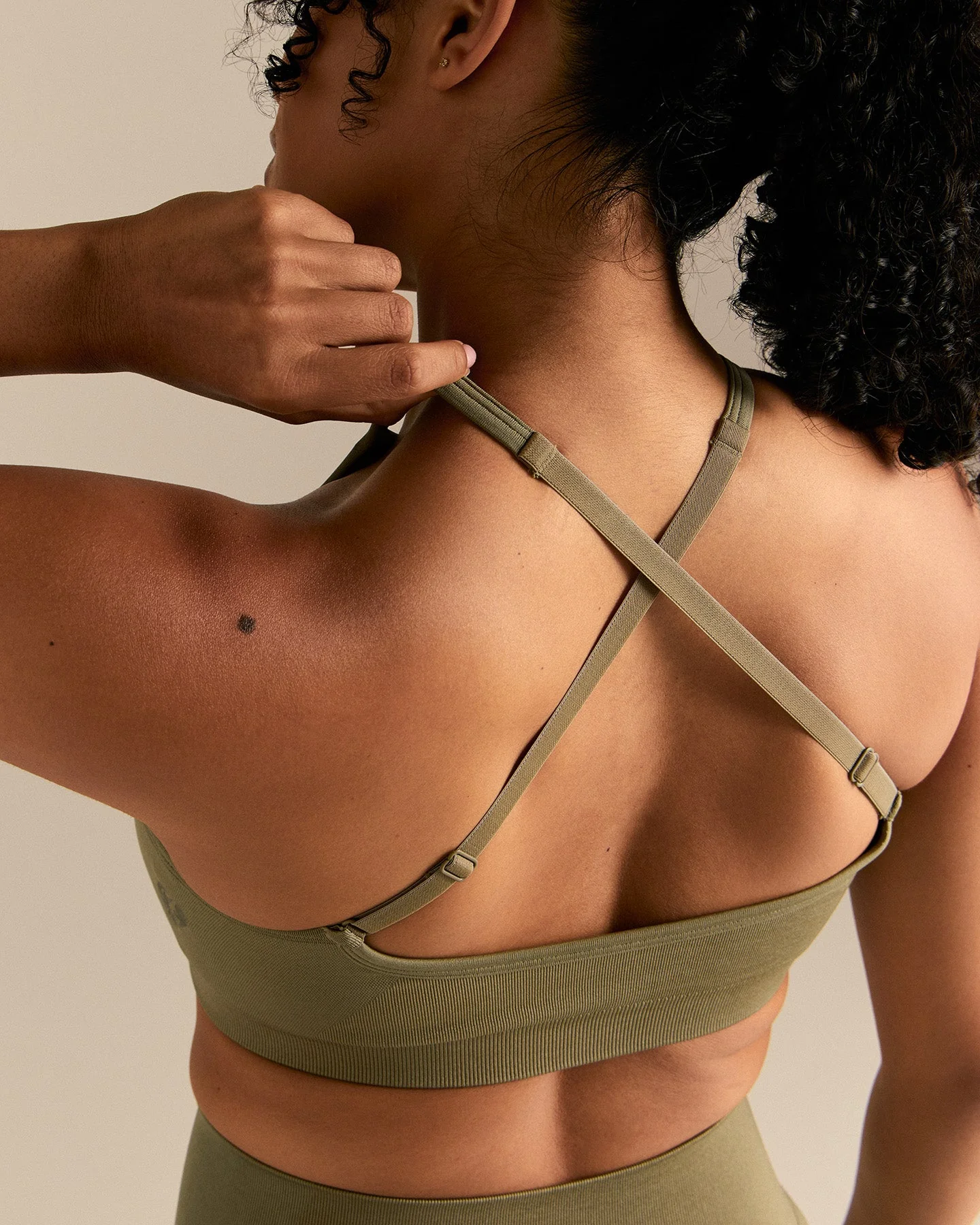 Motion Seamless Racer Front Bra | Willow - Image 2