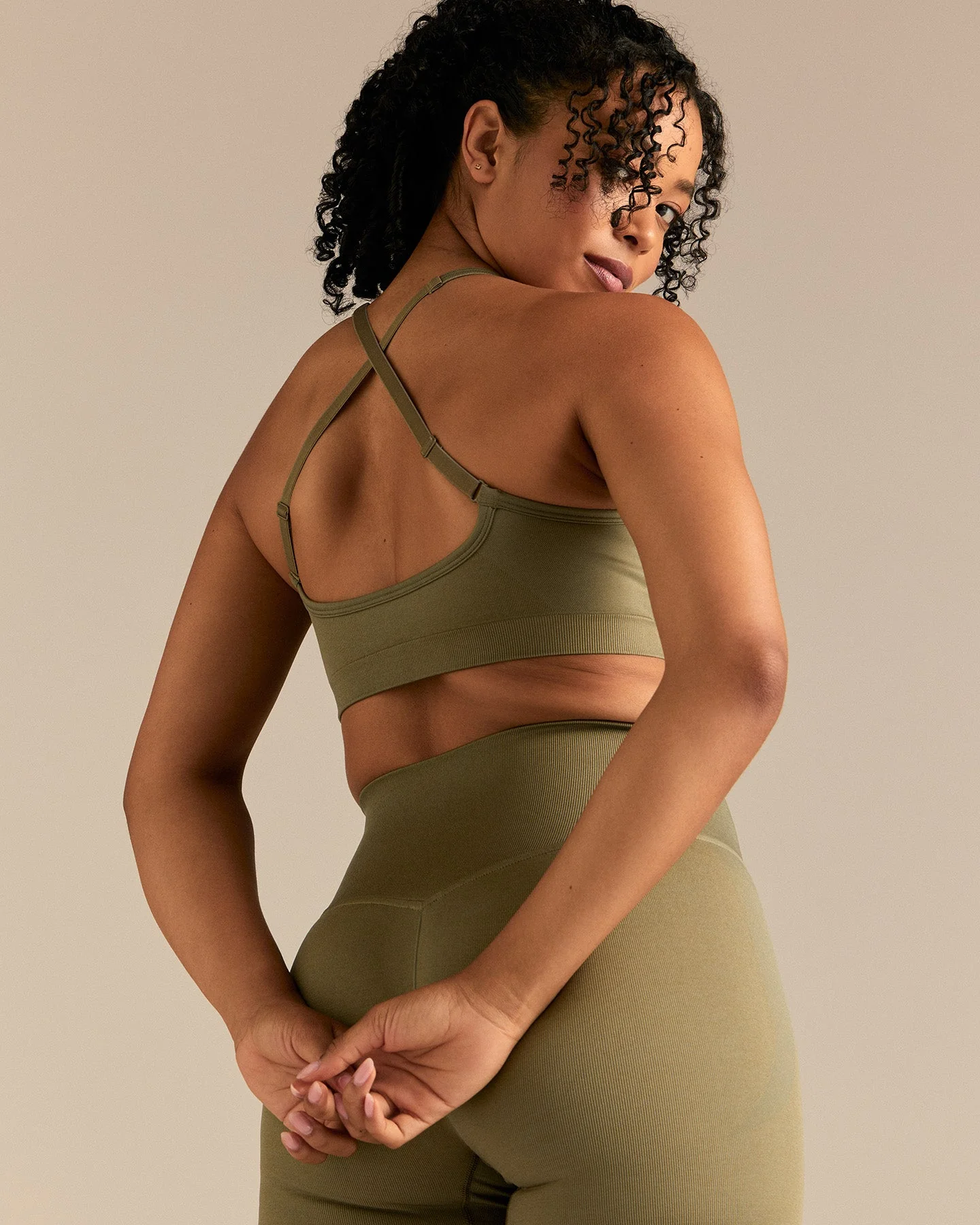 Motion Seamless Racer Front Bra | Willow - Image 7