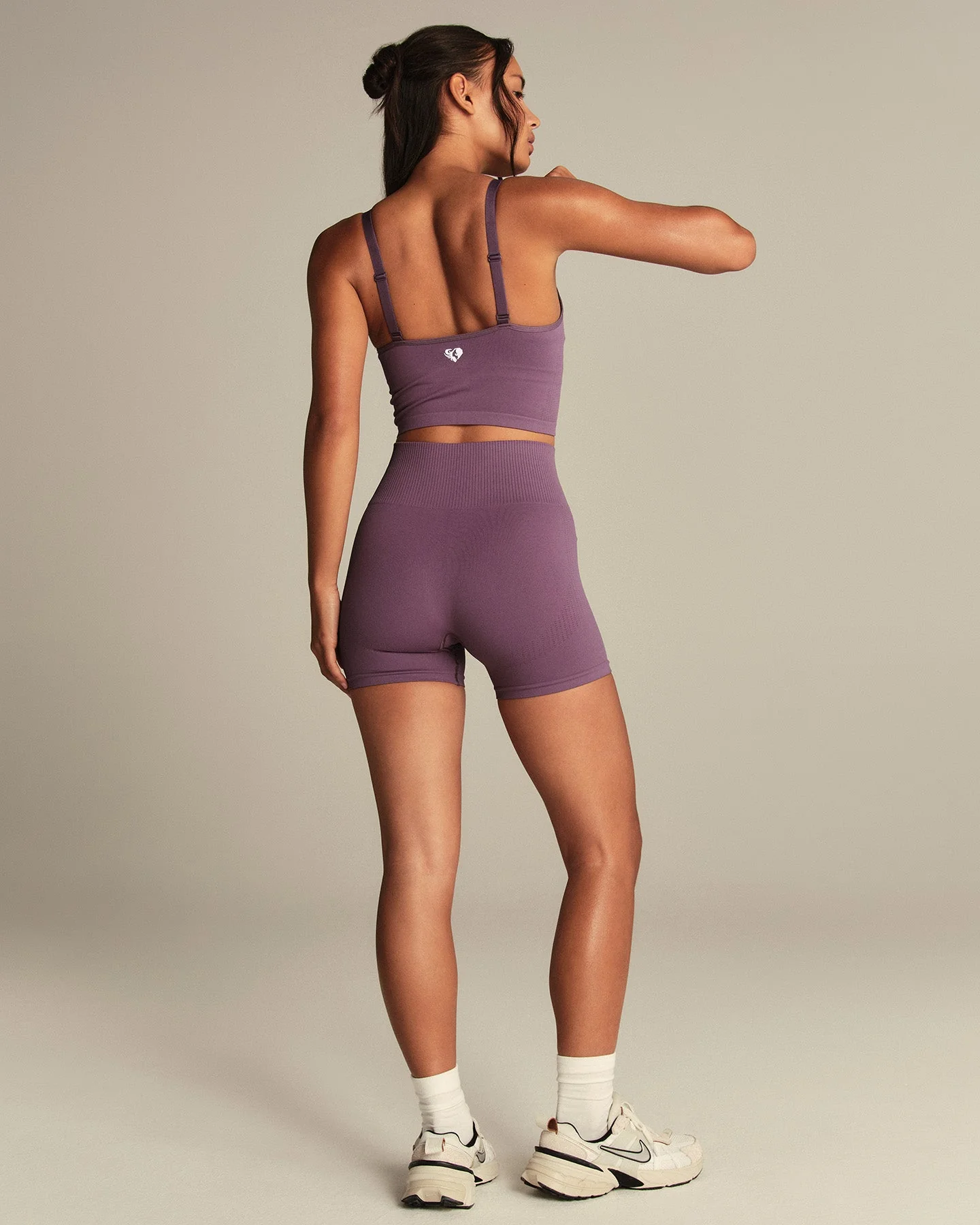 Power Seamless Built-In Bra Tank | Dusk Plum - Image 8