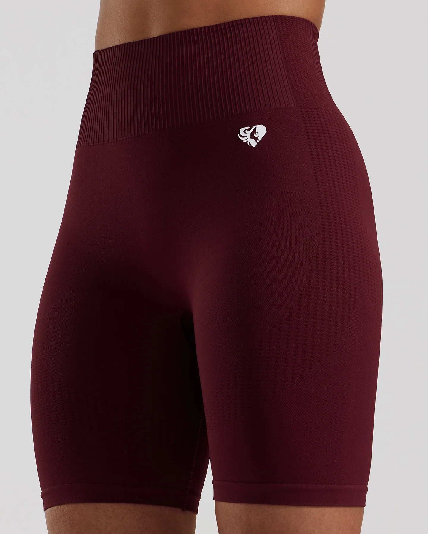 Power Seamless Cycling Shorts | Dark Cherry - Image 3