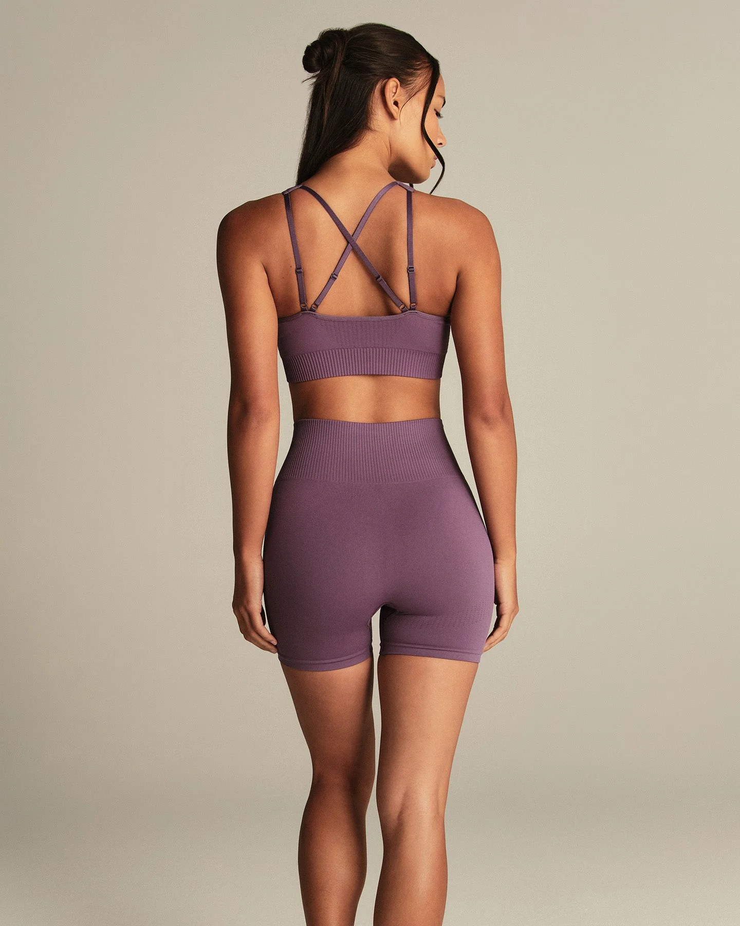 Power Seamless Shorts | Dusk Plum - Image 6