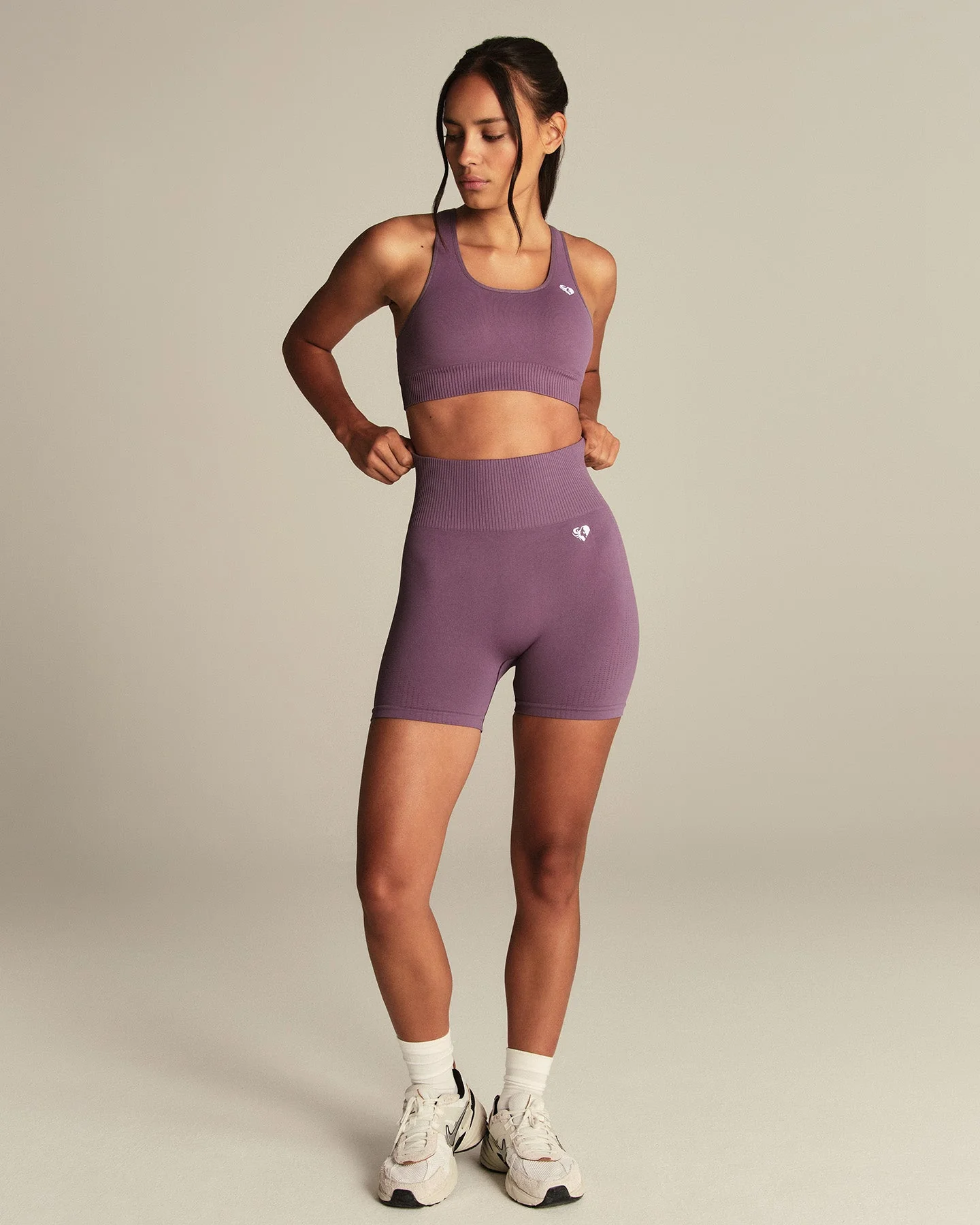Power Seamless Shorts | Dusk Plum - Image 8