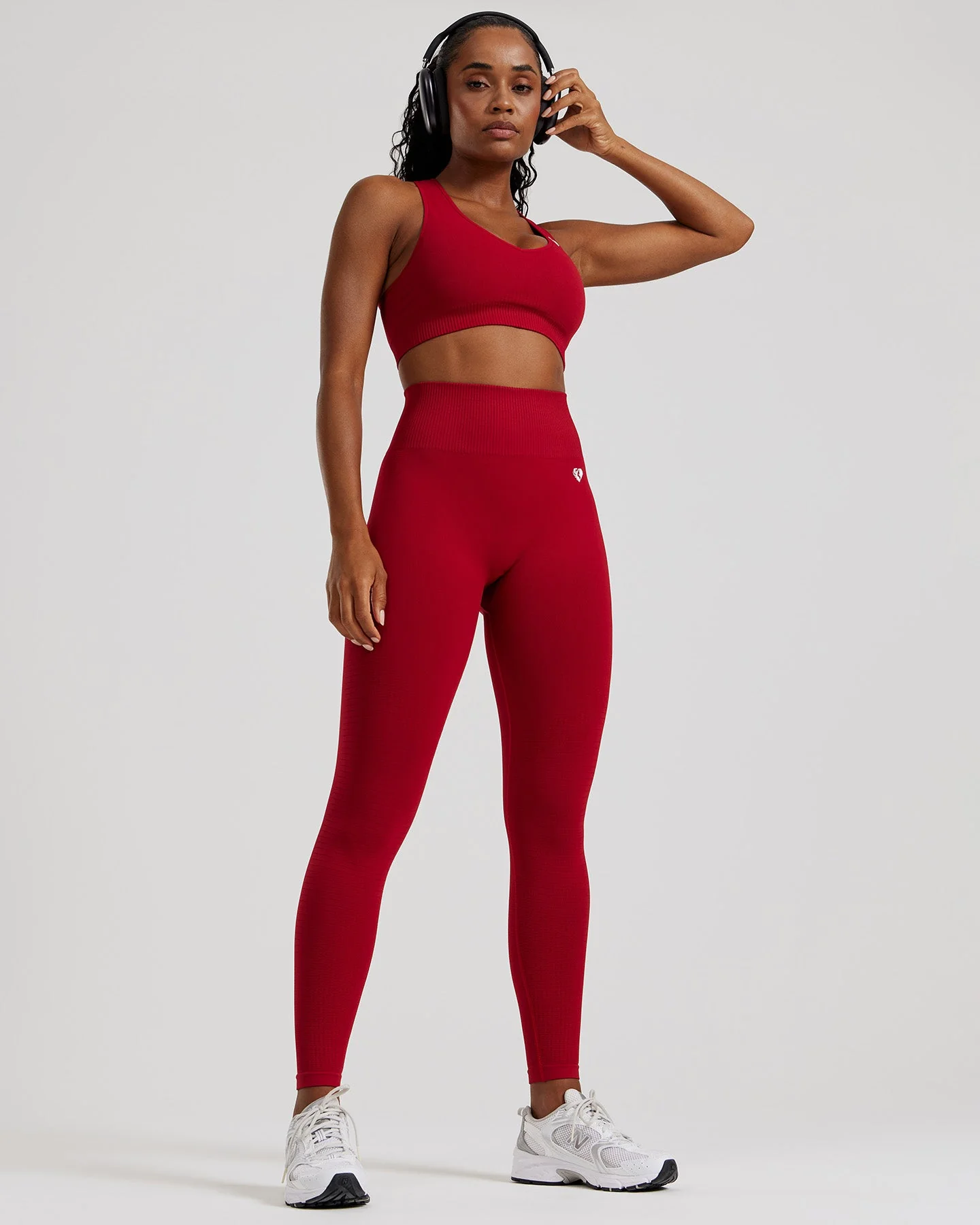 Power Seamless Sweetheart Bra | Chilli Red - Image 6