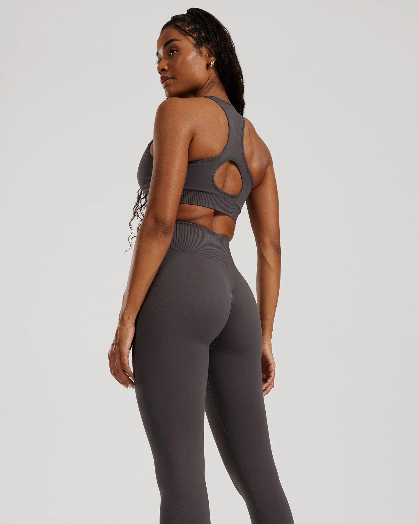 Power Seamless Sweetheart Bra | Graphite - Image 6