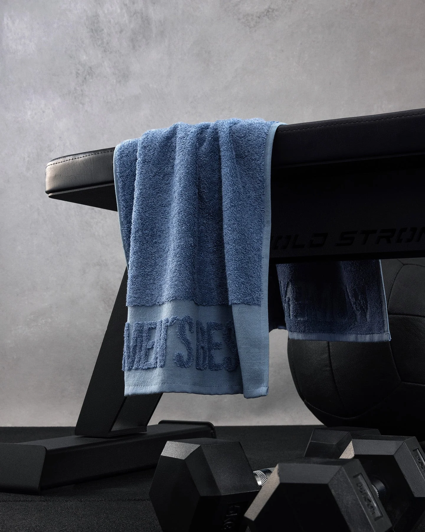 Small Sweat Towel | Smoke Blue - Image 2
