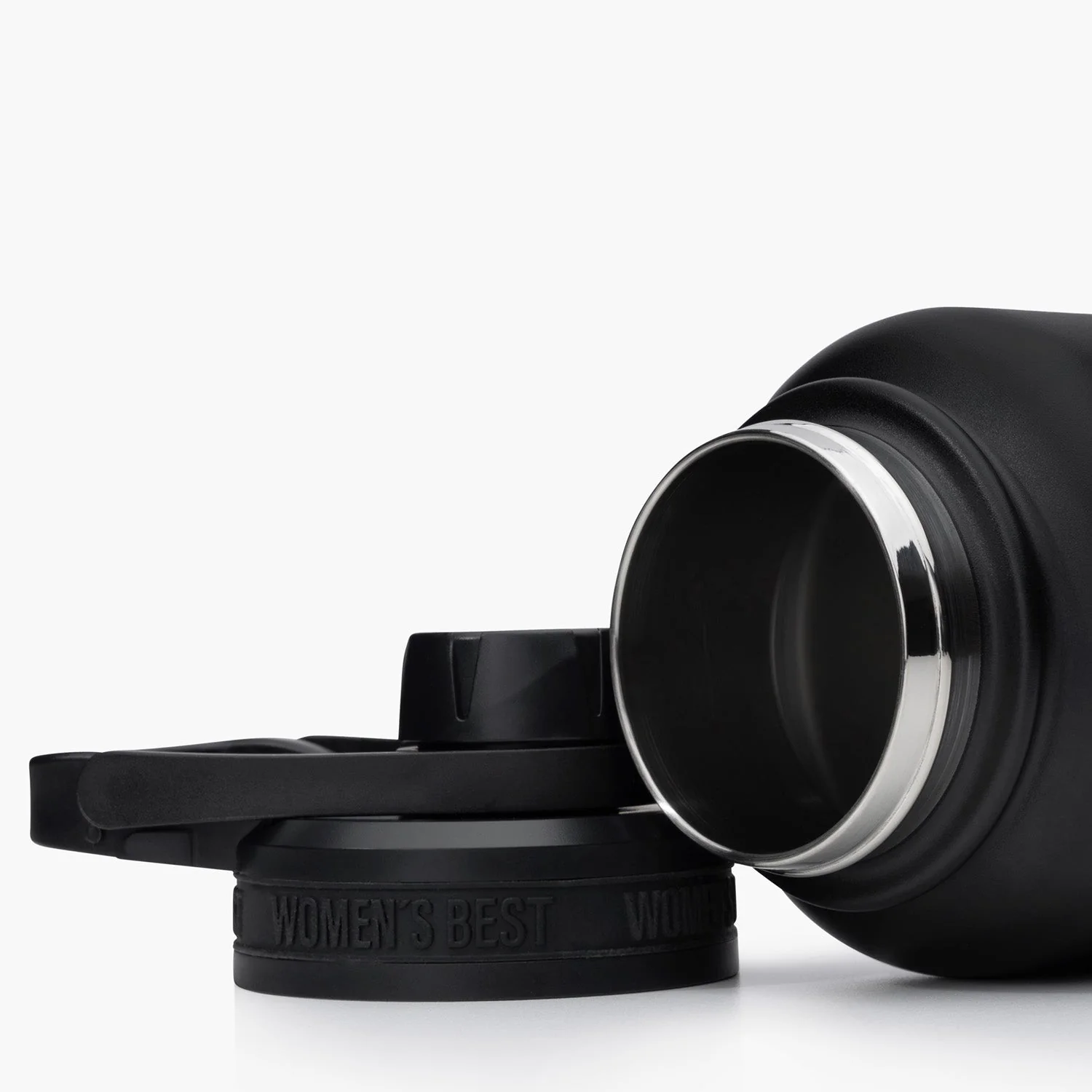 Stainless Steel Sports Bottle | Black - Image 2